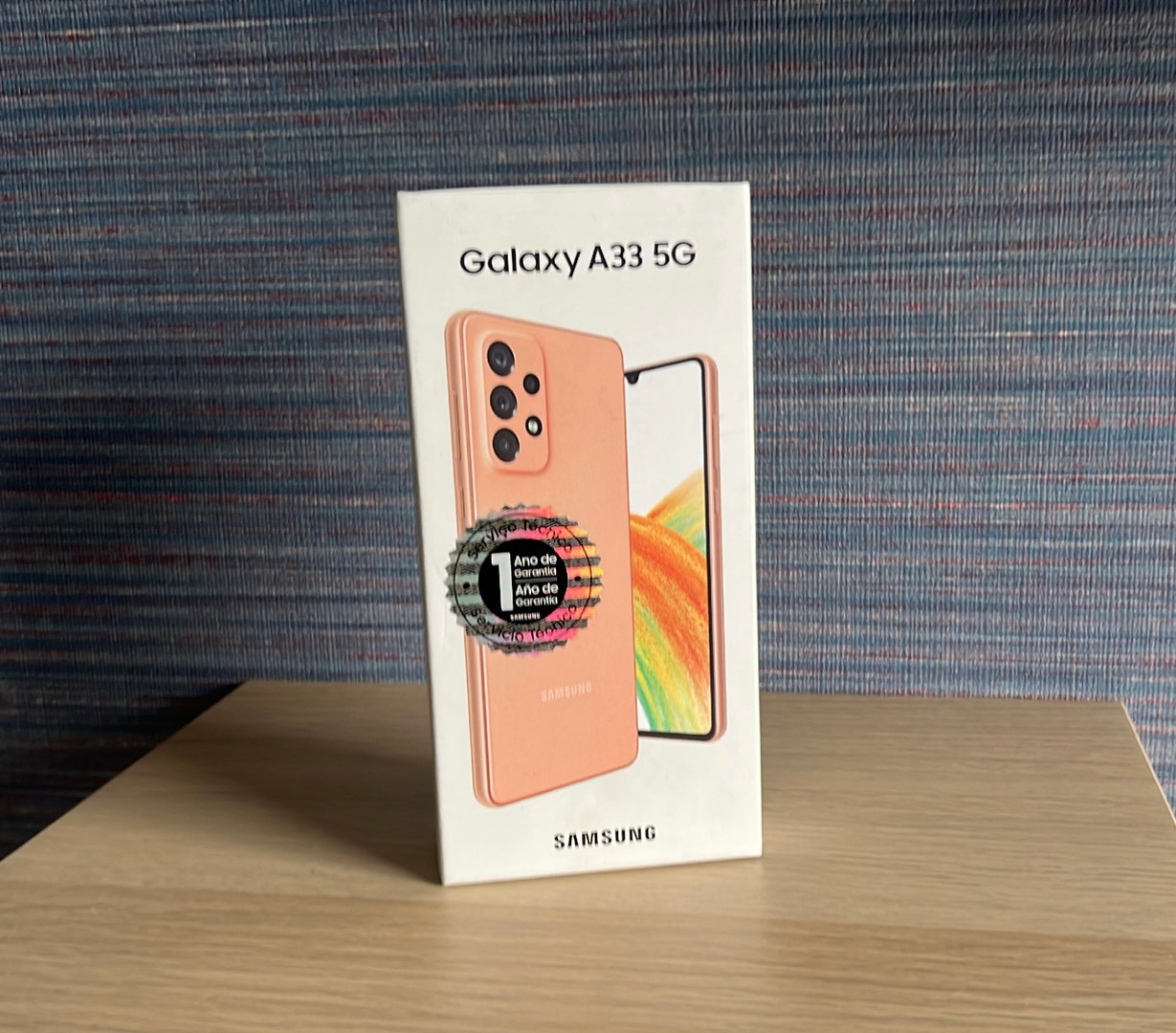 consolas y videojuegos - Vendo Samsung Galaxy A33 5G 128GB Peach Nuevo, Desbloqueado, RD$ 16,800 NEG