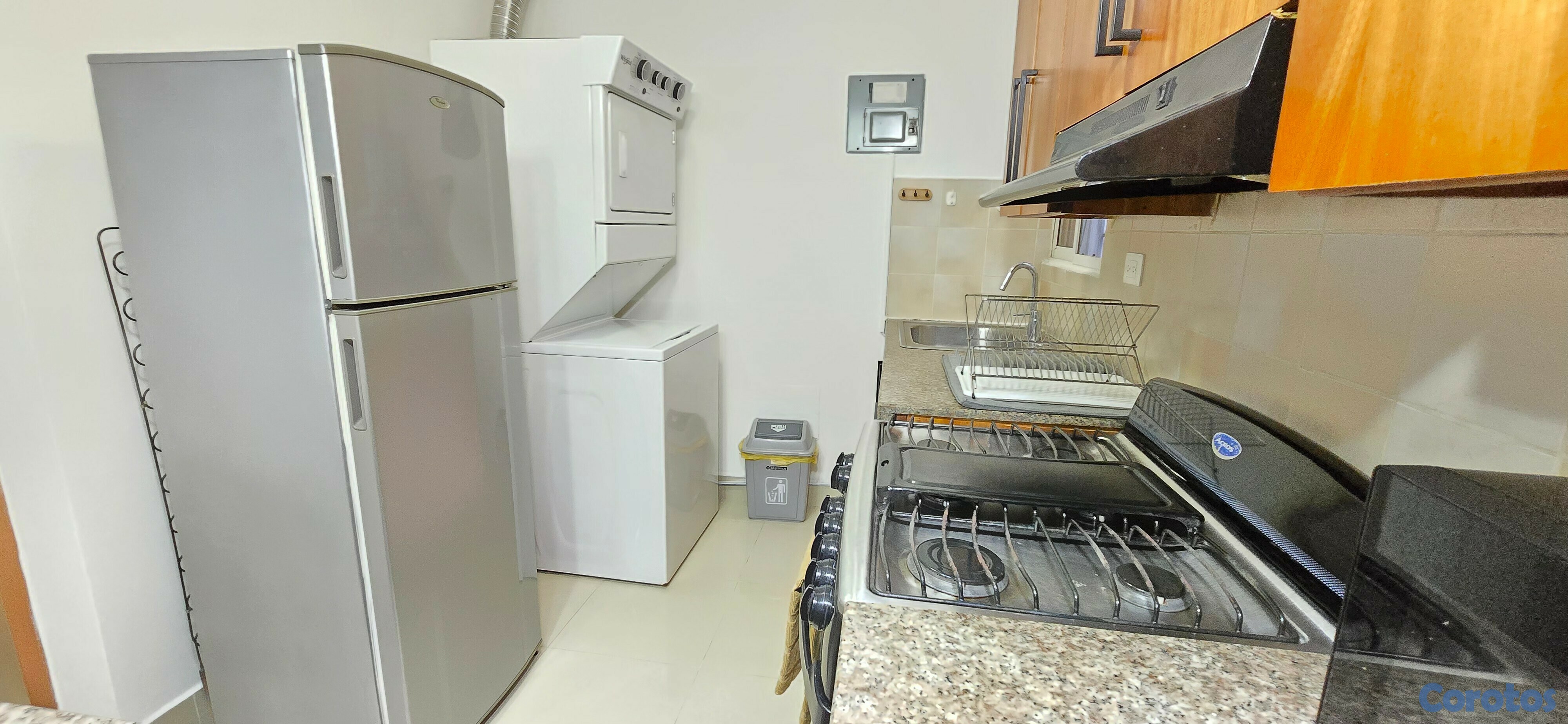 apartamentos - estudio amueblado 1er piso ennla española santiago  8