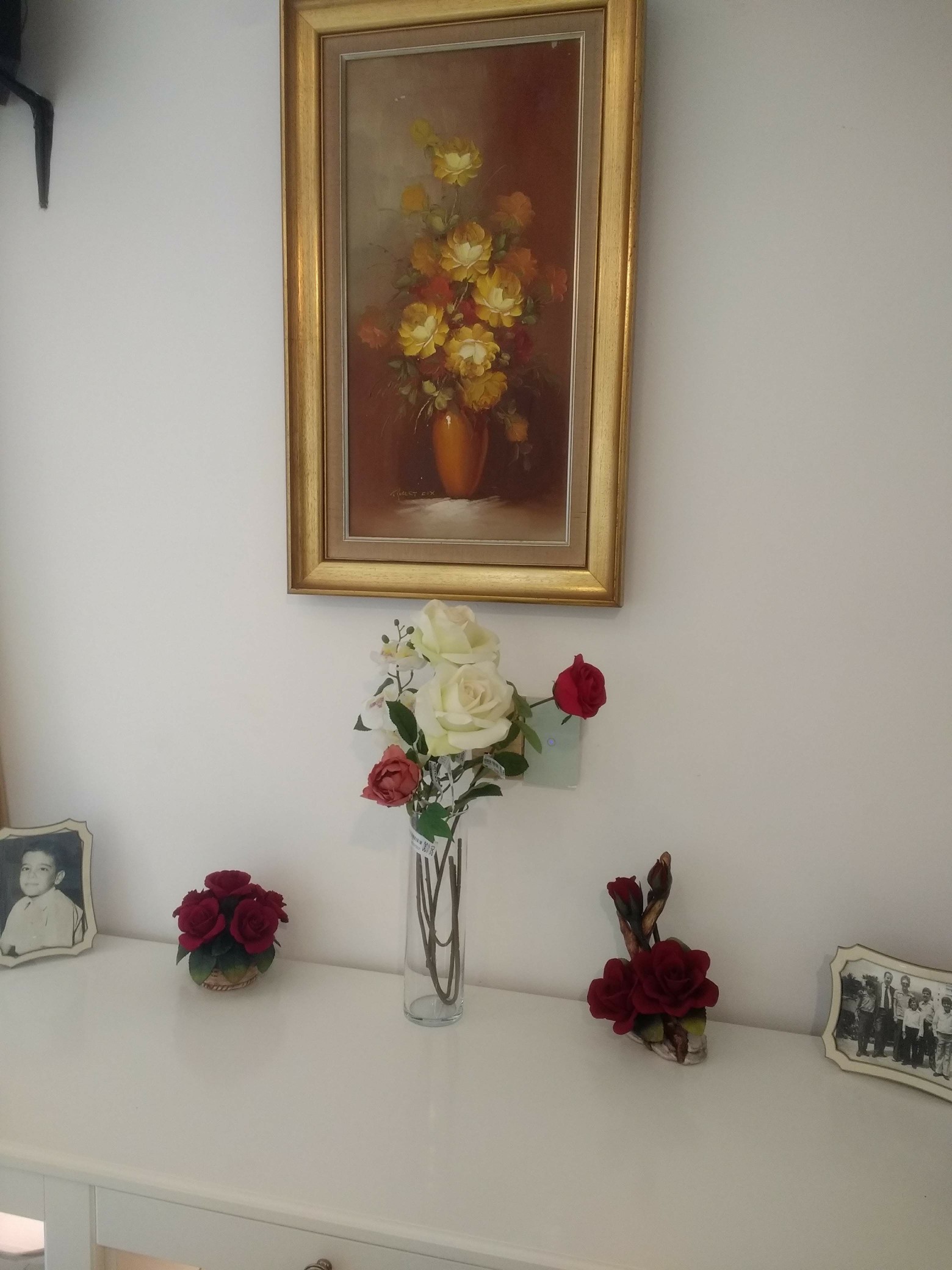 decoración y accesorios - Vendo hermoso cuadro Italiano en oleo con Flores y finos y detalles para sala