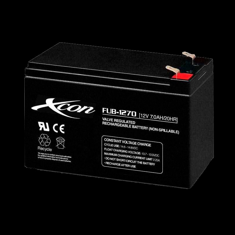computadoras y laptops - BATERIA XCON PARA UPS 12v/7Amp