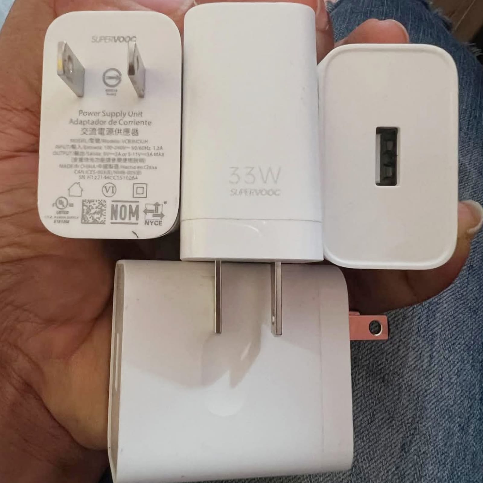 accesorios para electronica - Cargador Supervooc original carga rápida 33w 