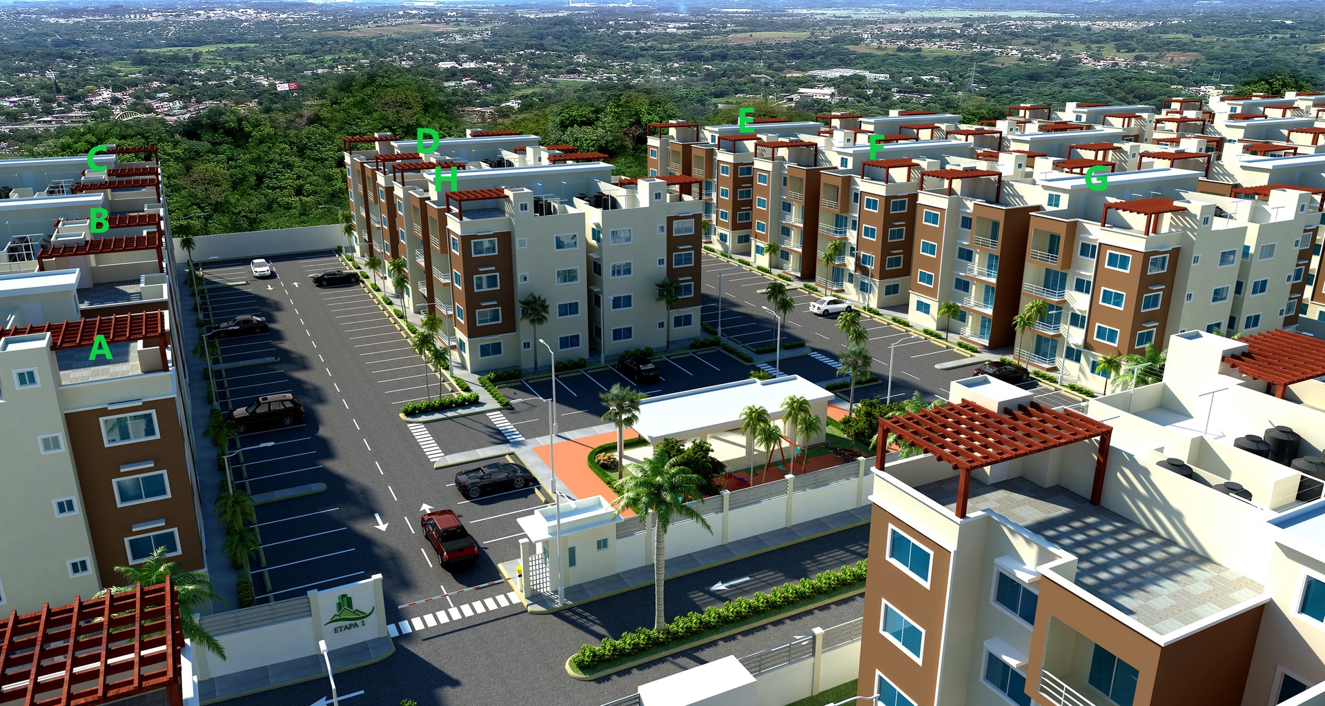 apartamentos - Apartamentos con Bono Vivienda, Autopista de San Isidro (Colinas del Bosque)  2