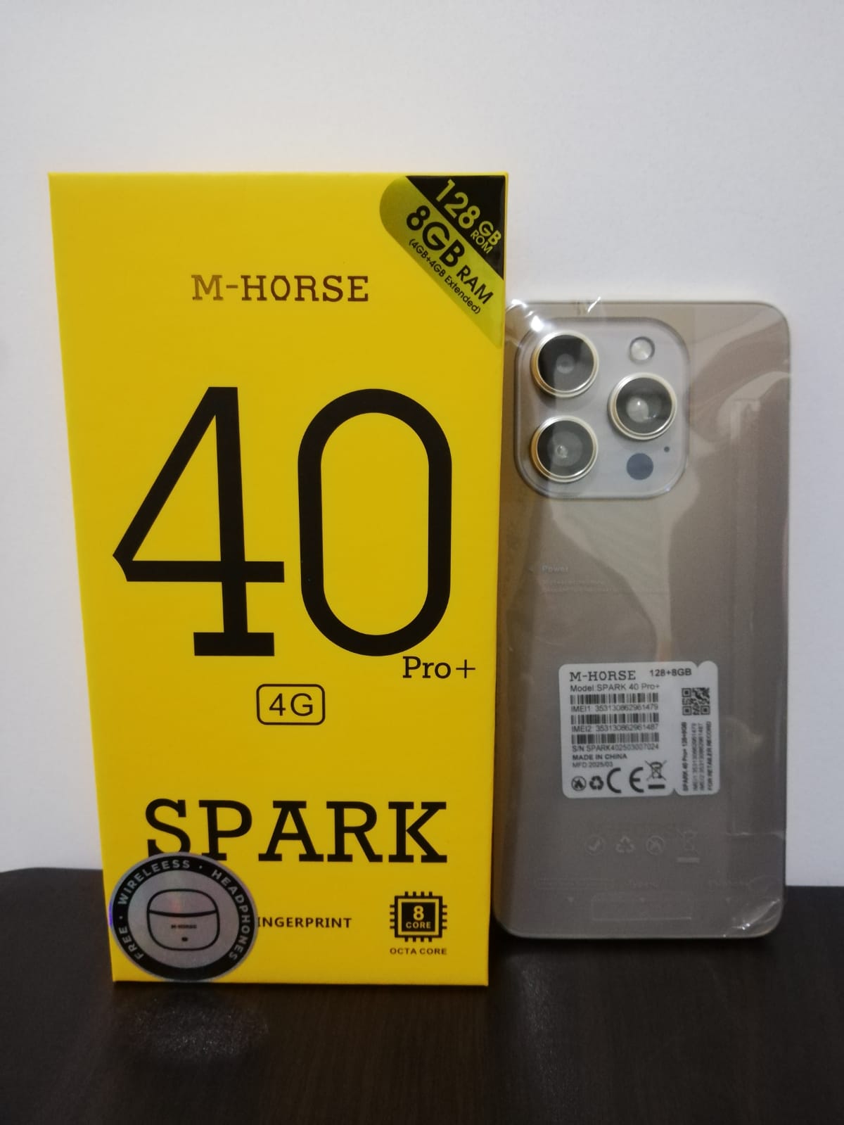 celulares y tabletas - TELEFONO M-HORSE SPARK 40 PRO+ 128+8 GB 2
