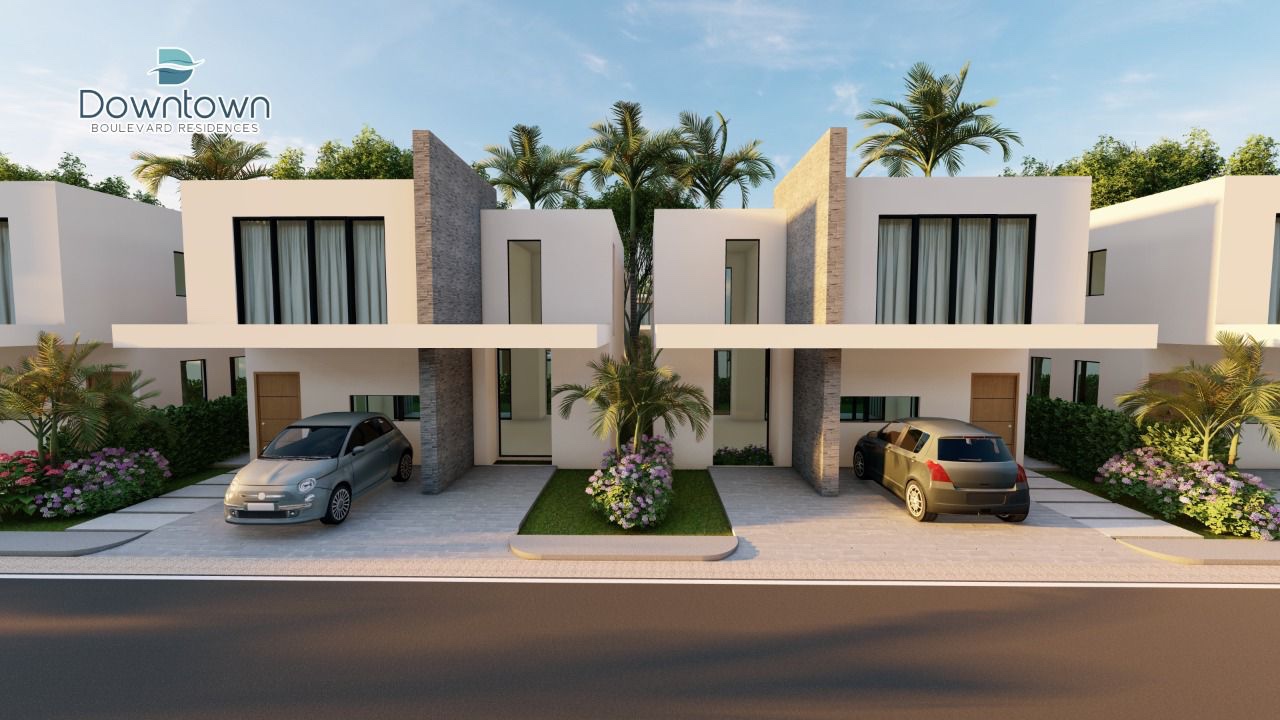 casas vacacionales y villas - Proyecto de villas Townhouse en bávaro Punta cana precios desde 135,000usd 3