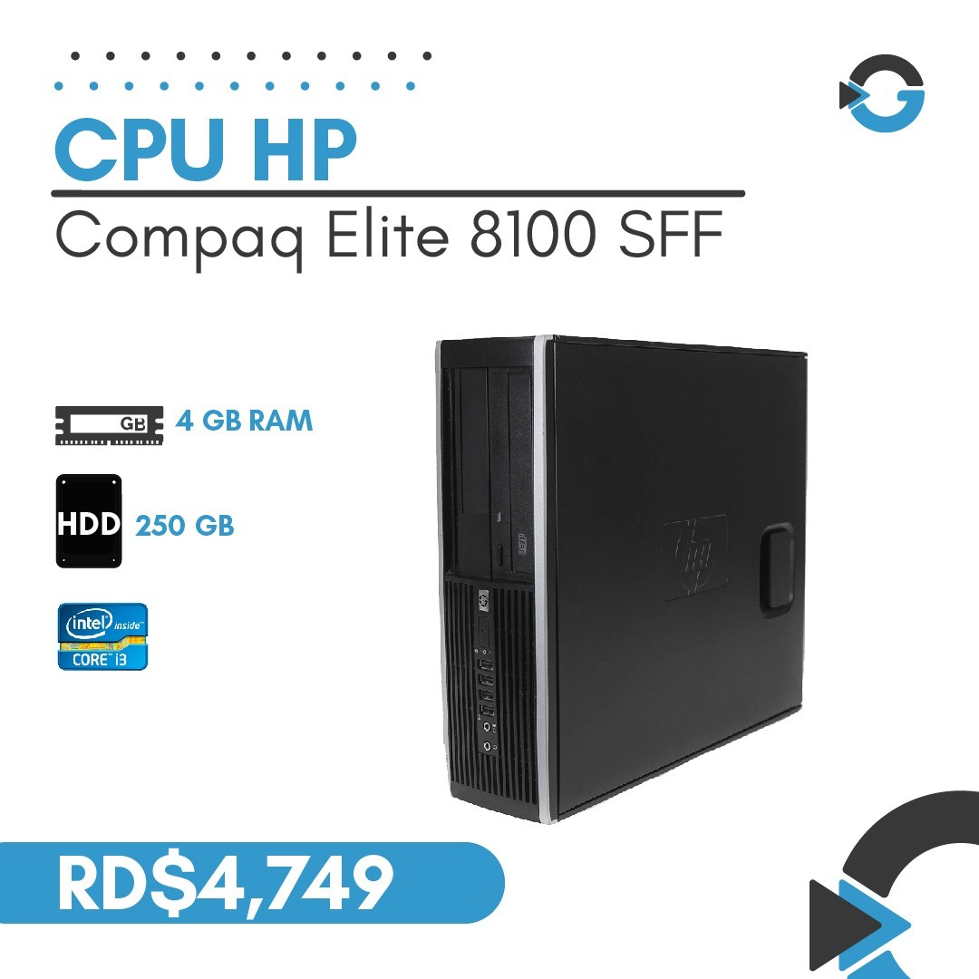 CPU HP Compaq Elite 8100 SFF Core i3-530 @2.93, 500GB HDD, 4GB RAM