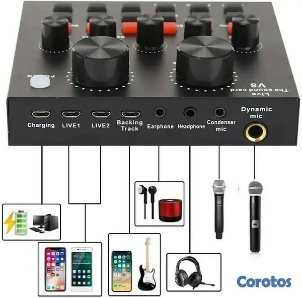 camaras y audio - Mezcladora efecto de sonido voz  4