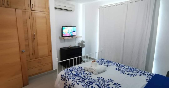 apartamentos - Airbnb estudio Amueblado atras de la unión médica Santiago por temporada 2