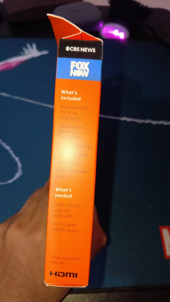 accesorios para electronica - Fire tv stick HD de 3ra generacion; sellado 2