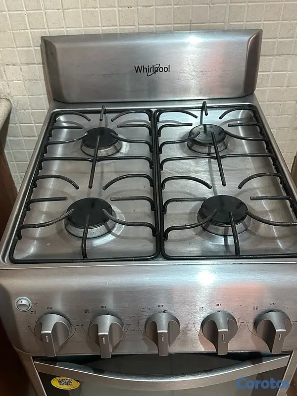 electrodomesticos - Estufa Whirlpool de 4 hornillas  2