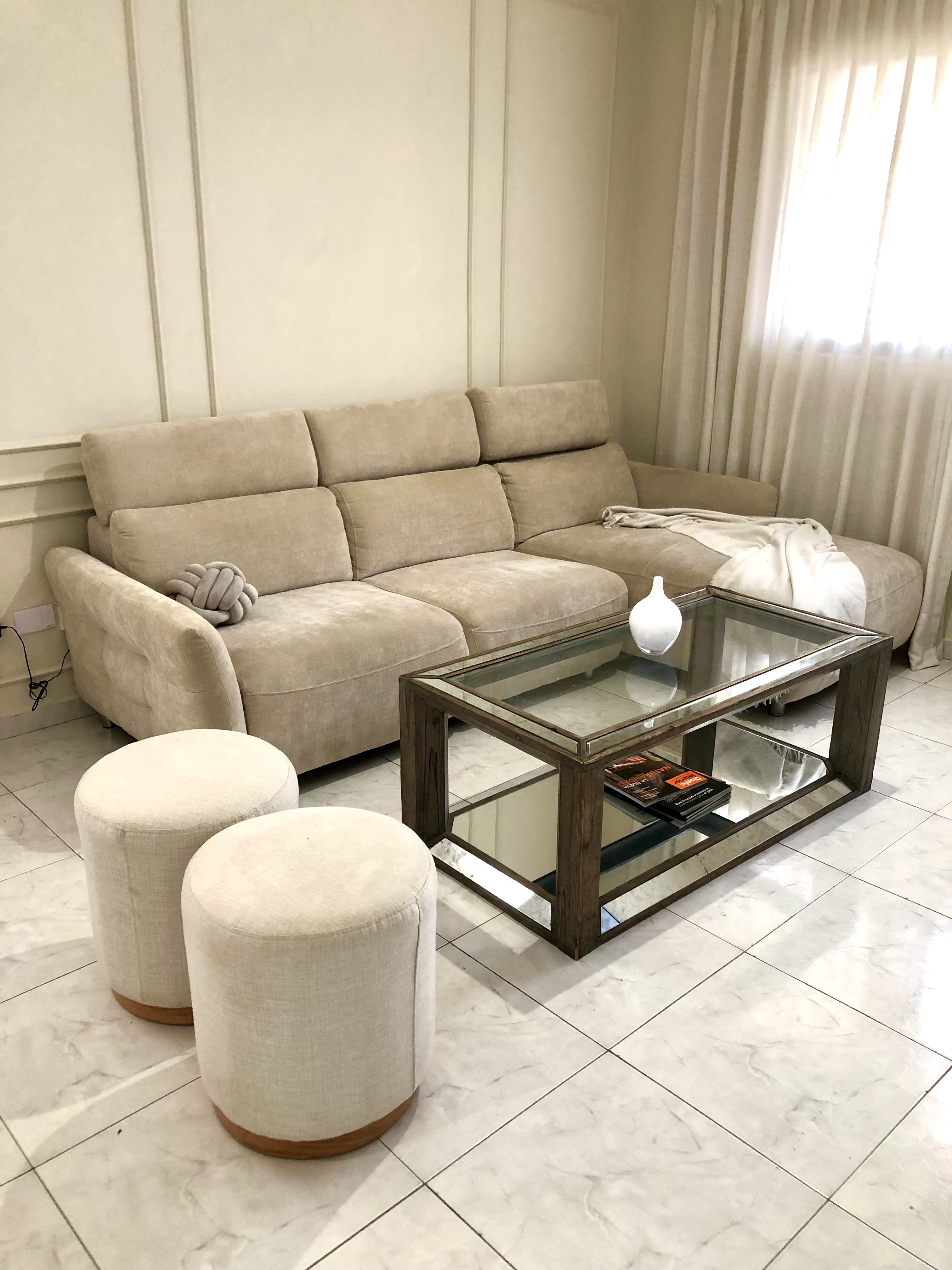 muebles y colchones - OPORTUNIDAD! Sofá modular importado nítido 