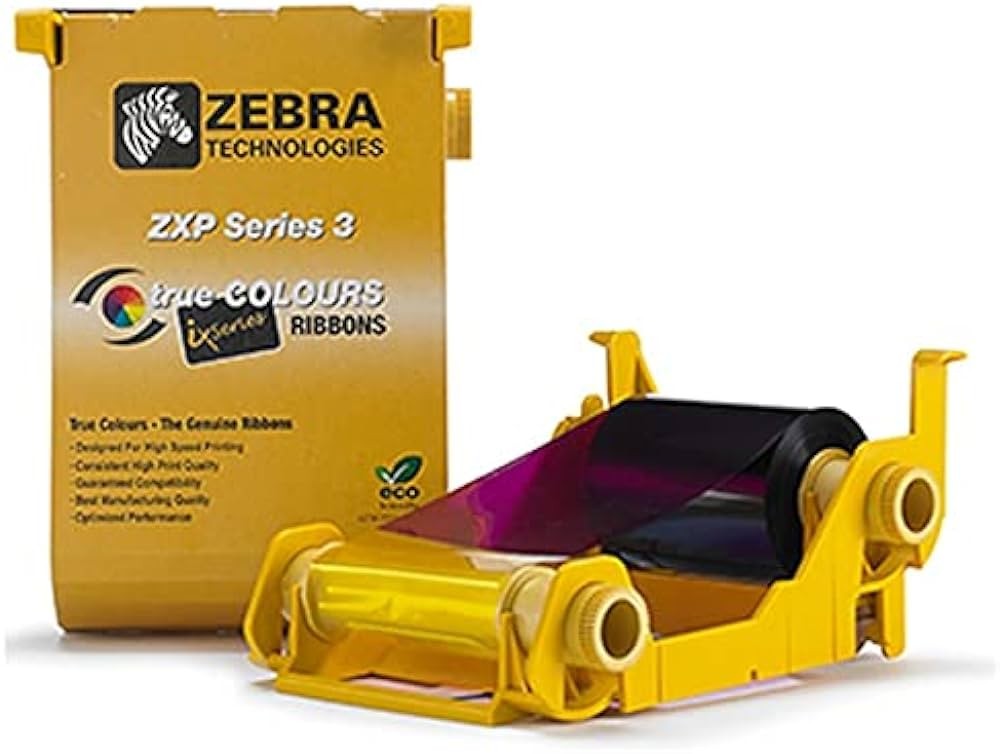 impresoras y scanners - CINTA PARA IMPRESORA ZEBRA ZXP SERIE 3, COLOR YMCKO, RENDIMIENTO 200 IMPRESIONES
