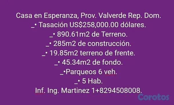 casas - Casa en esperanza 6