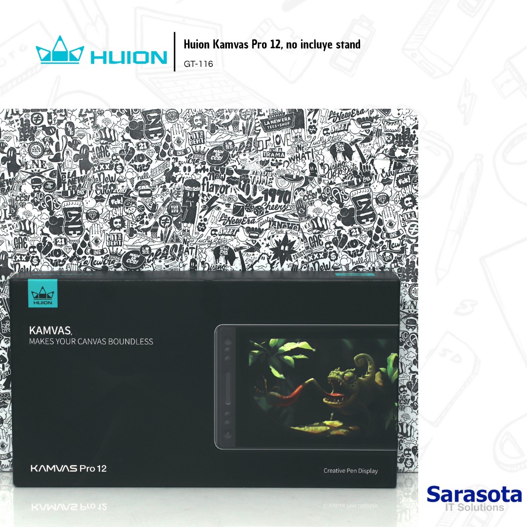 accesorios para electronica - Huion Kamvas Pro 12 Pen Display GT-116, sin stand Nuevo 1