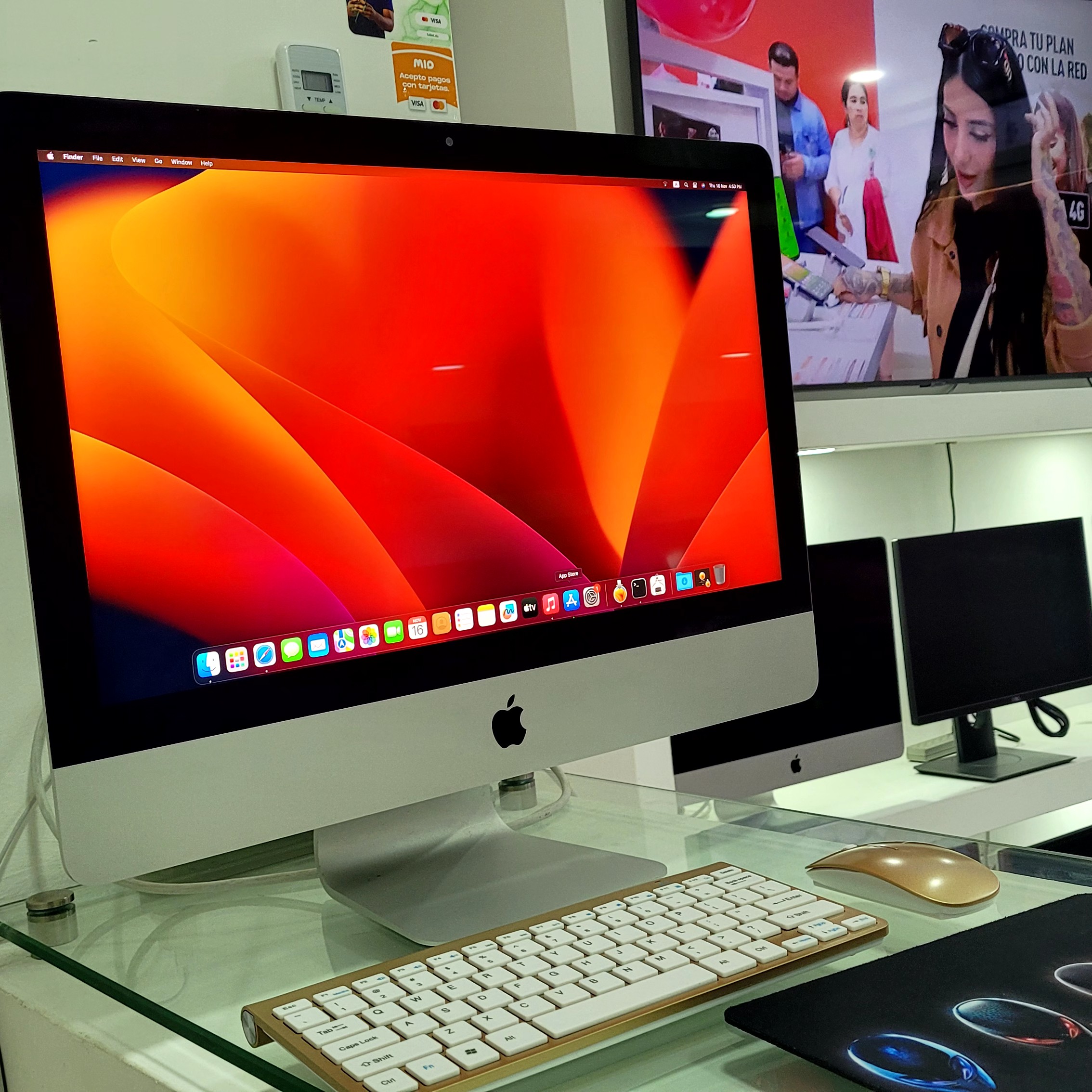 computadoras y laptops - apple imac 2017 21.5 Pulg Core i7 3.6ghz Ram 16gb Disco 256gb SSD 4K Full