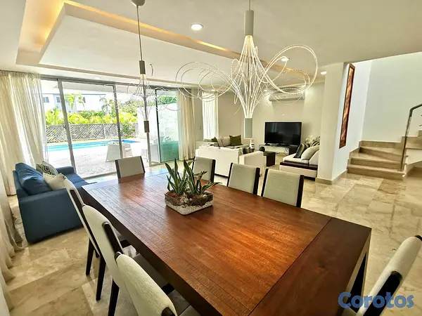 casas vacacionales y villas - Vendo hermosa villa en Playa Nueva Romana  8