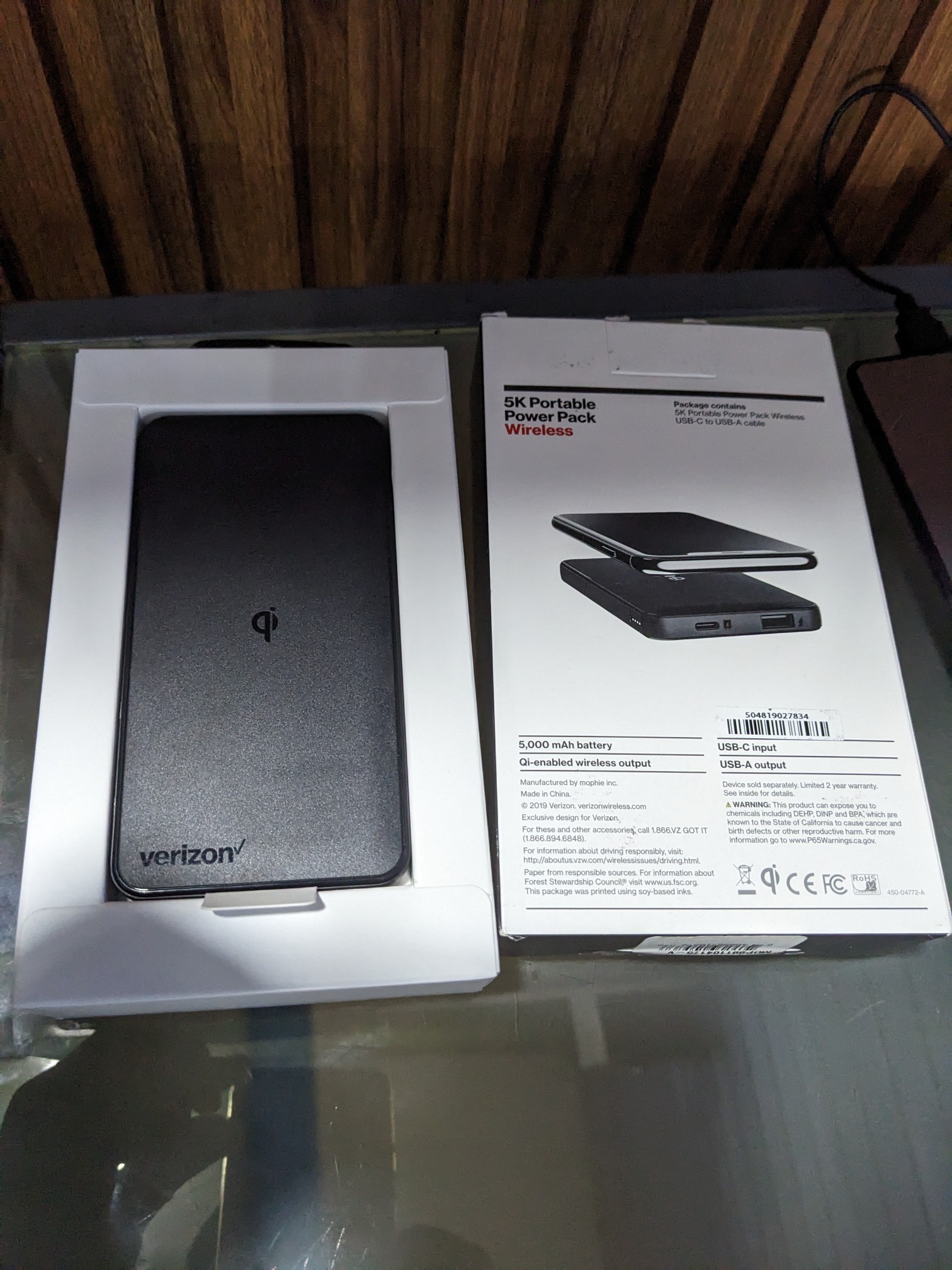 celulares y tabletas - Cargador inalambrico power bank Verizon  50000 MAH 3