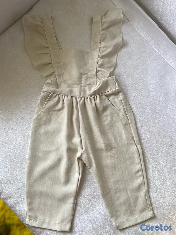ropa y zapatos - enterizo para bebés 6-18 meses en tela de lino 600$ pesos  3