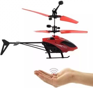 juguetes - Helicoptero de induccion manual sin control con sensor para niños ideal regalo  2