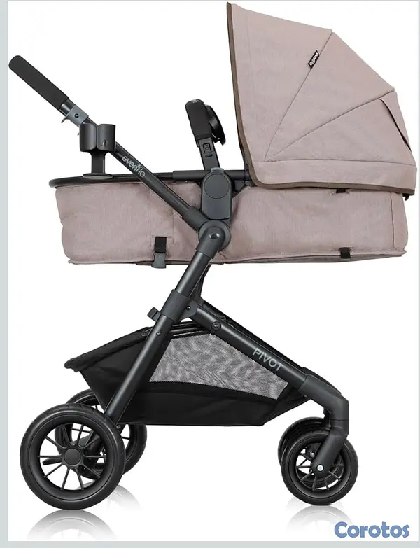 coches y sillas - Vendo combo de coche para bebé con portabebé y bas 1