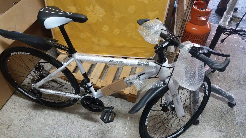 bicicletas y accesorios - bicicleta de paseo aro 26 blanca