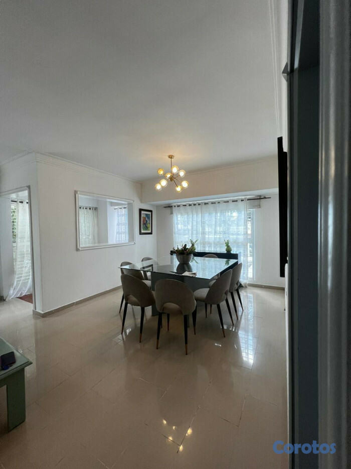 apartamentos - alquiler Apartamento Amueblado en Evaristo Morales 2