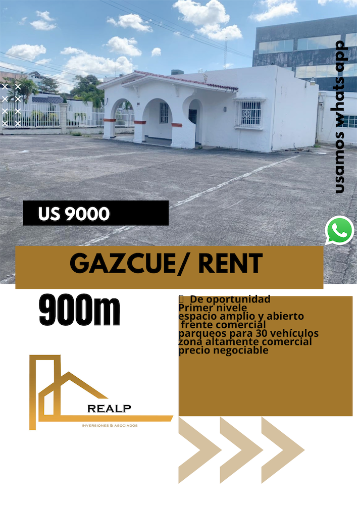 oficinas y locales comerciales - Esquinero amplio en Gazcue