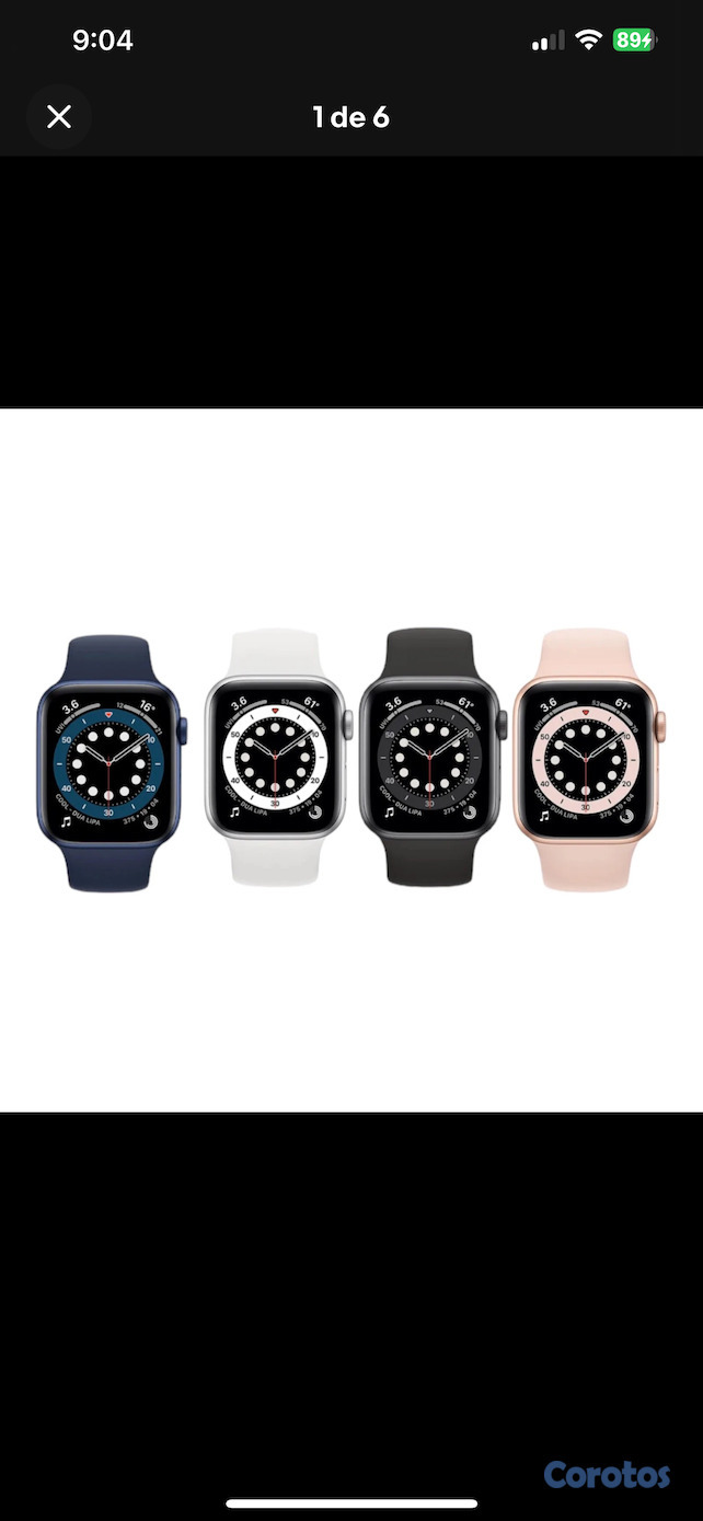 otros electronicos - Apple Watch Series 6 44mm GPS WiFi + LTE Cellular - Good 3