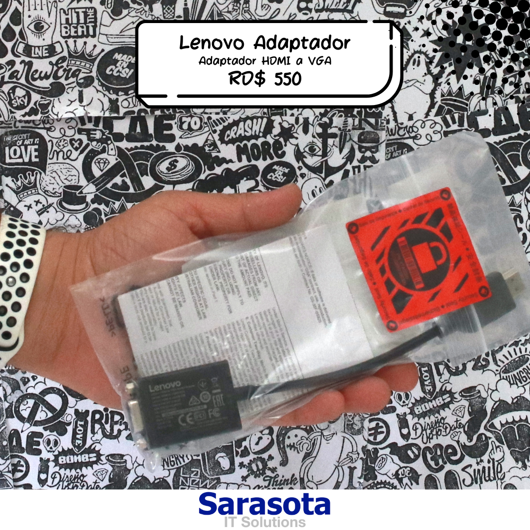 otros electronicos - Lenovo Adaptador HDMI a VGA 1