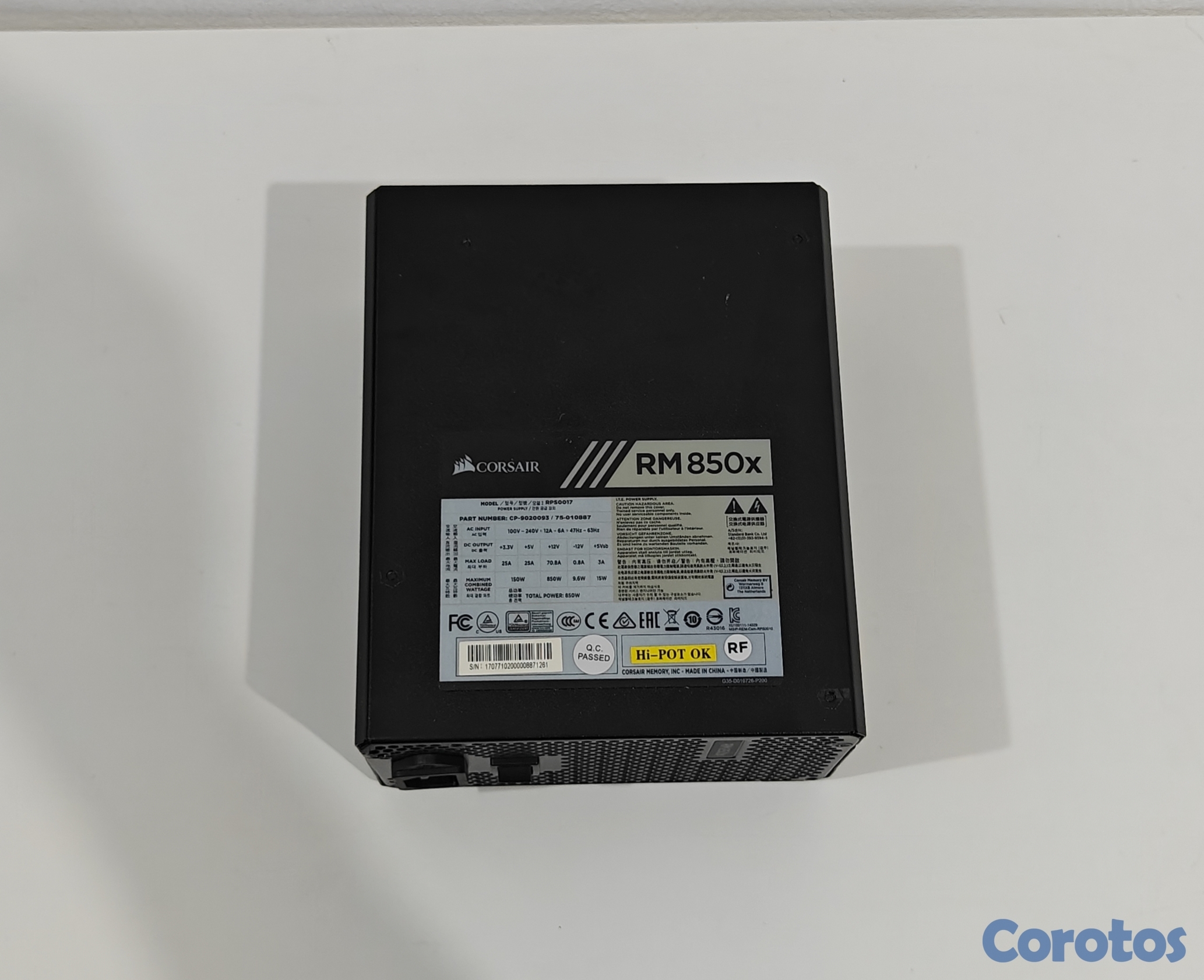 computadoras y laptops - ▶️ Corsair (RM850x) 850w 80+ Gold (Full Modular) Power Supply 1