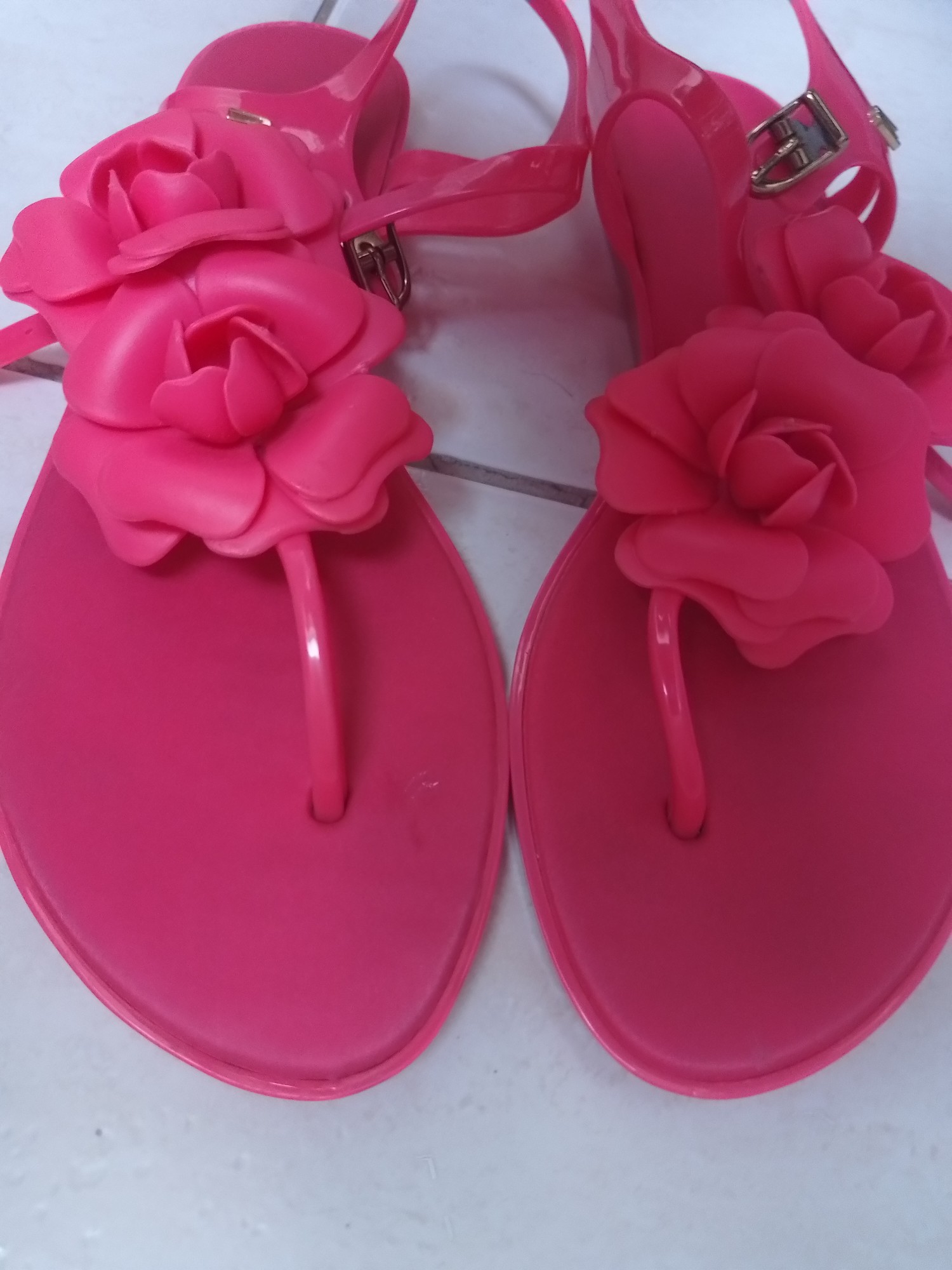 zapatos para mujer - Zapatillas con flores MELISSA size 8 sapatillas color rosa no son marca falsa 1