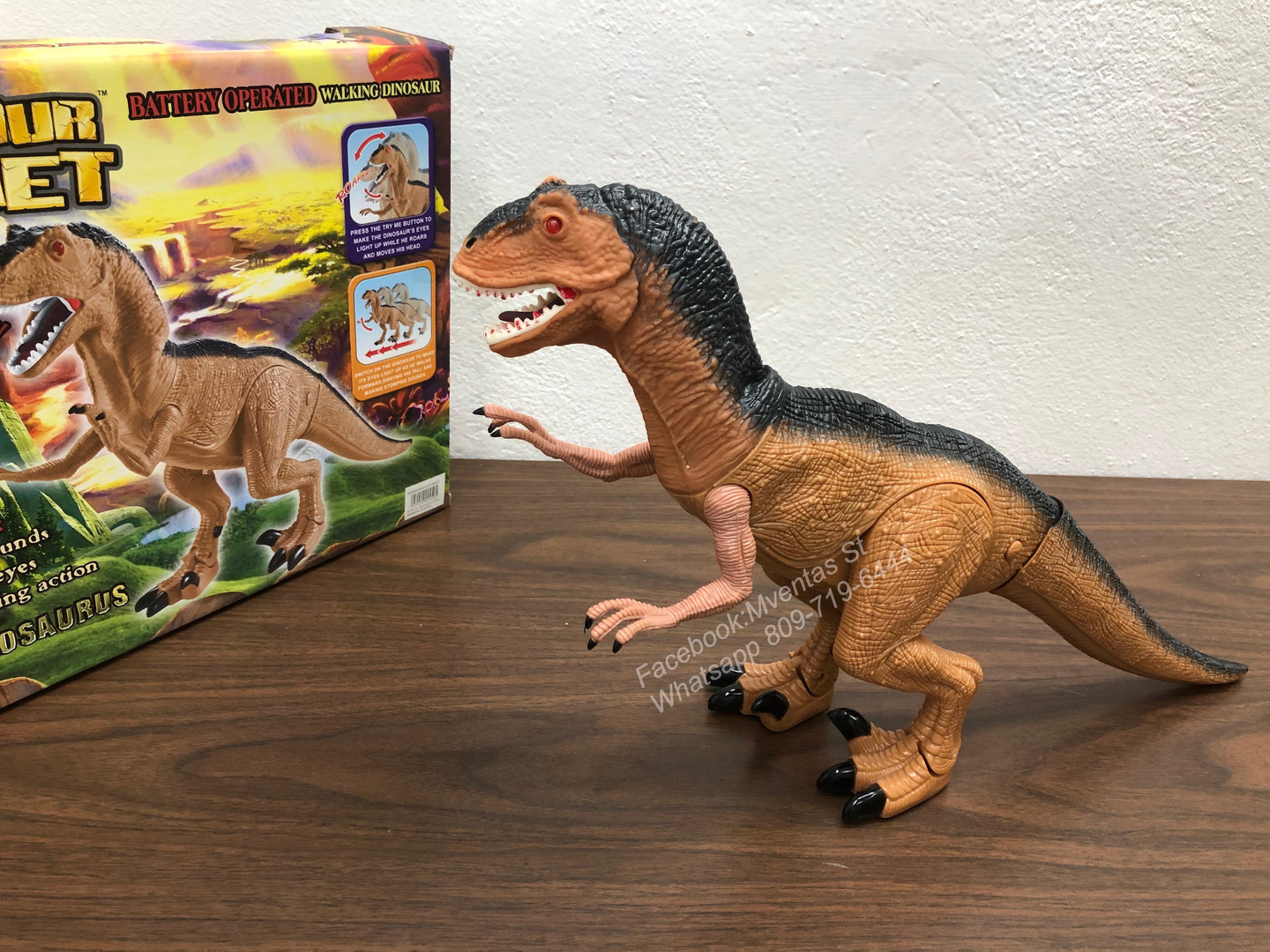 juguetes - Dinosaurio con luces Sonido y camina nuevo