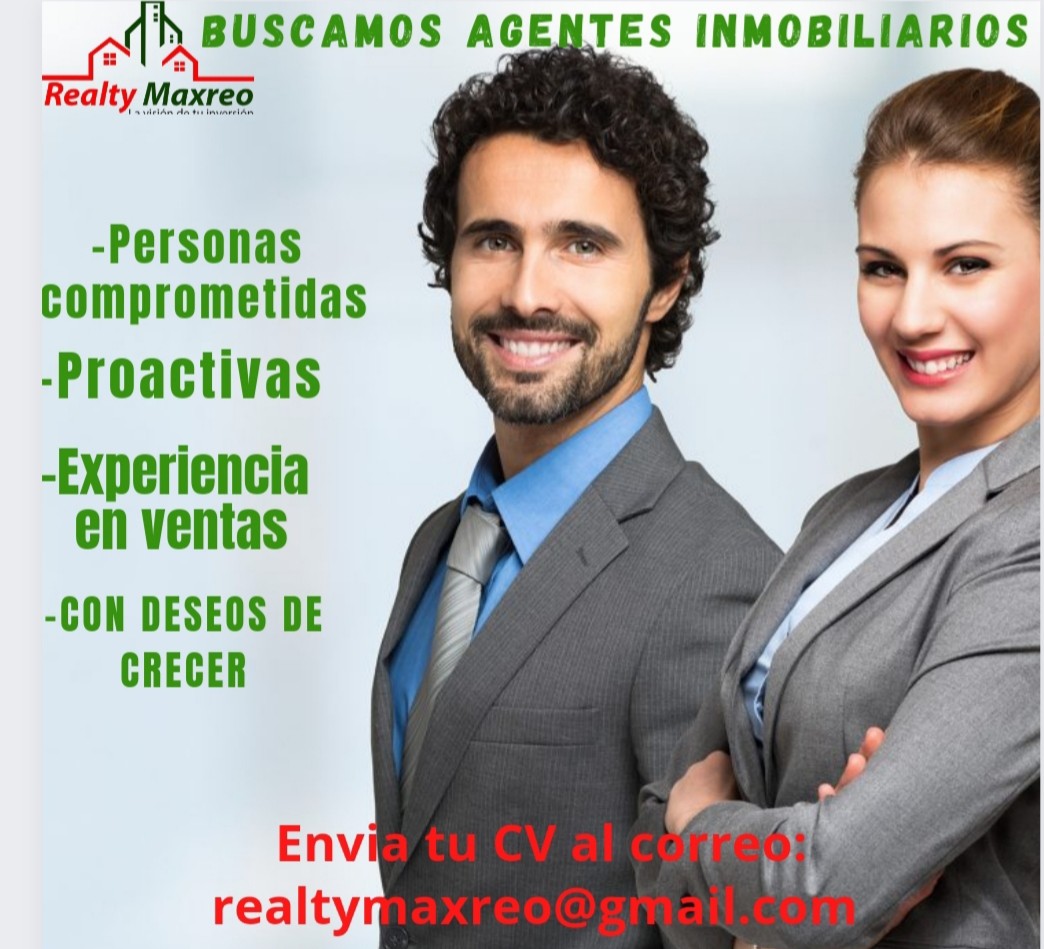 empleos disponibles - Buscamos Agentes inmobiliarios 