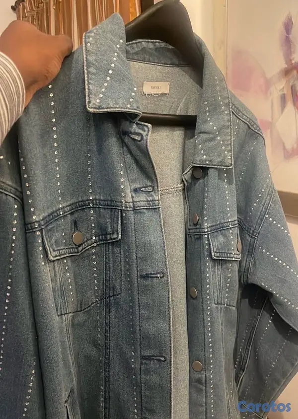 ropa para mujer - chaqueta jean / brillos 2