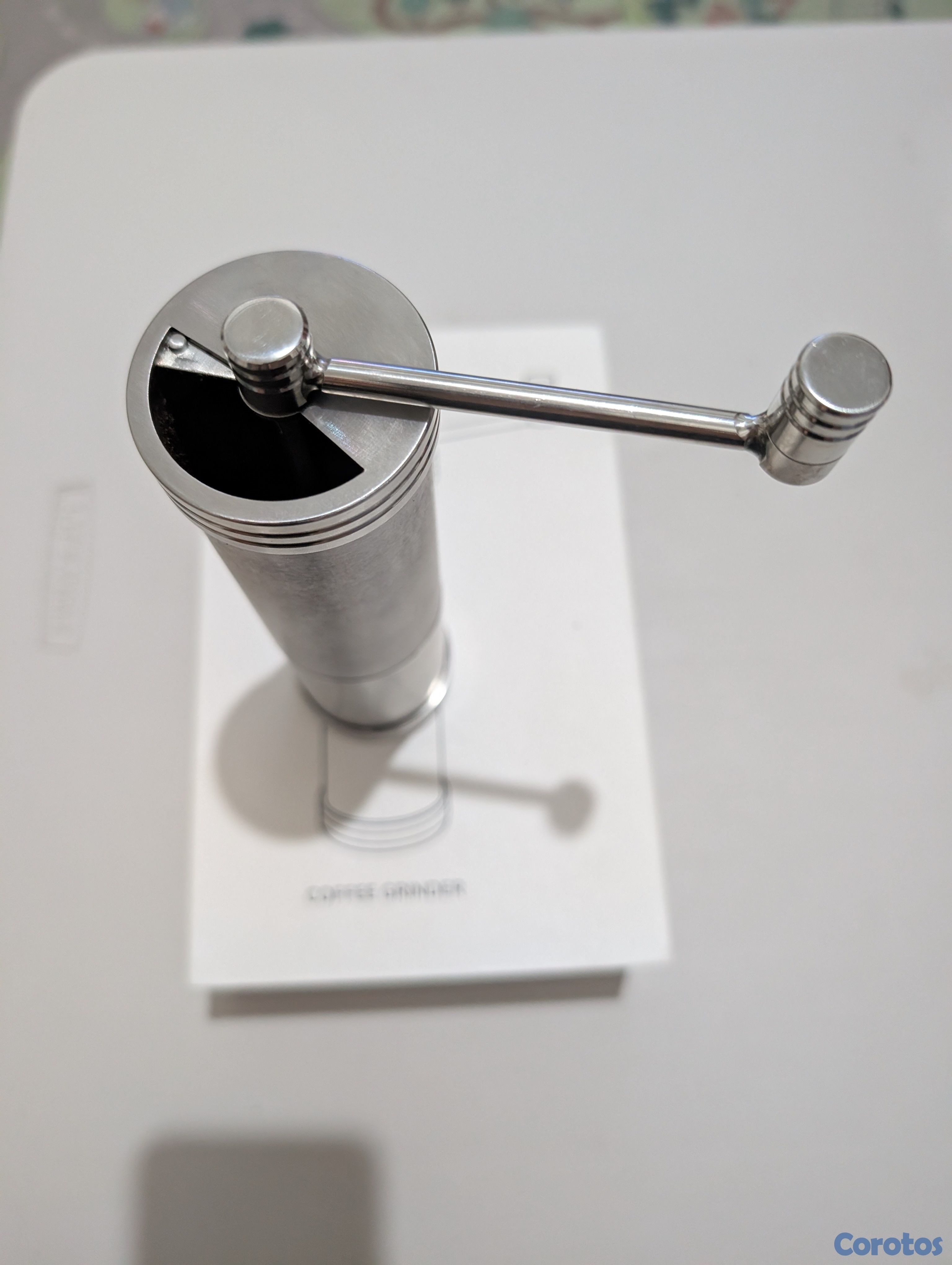 cocina - Molinillo de café manual CUSIBOX de acero inoxidable con fresa cónica ajustable 4