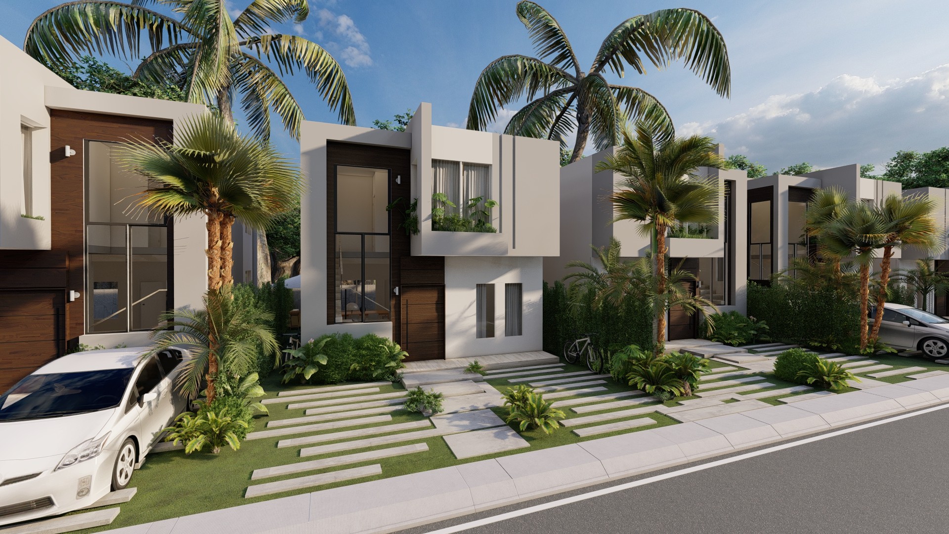 Proyecto de villas duplex en individuales centrico en venta en Punta Cana  6