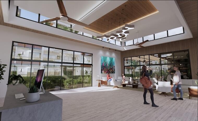 apartamentos - Proyecto en venta Punta Cana #24-318 dos dormitorios, gimnasio, 2 piscinas.
 8