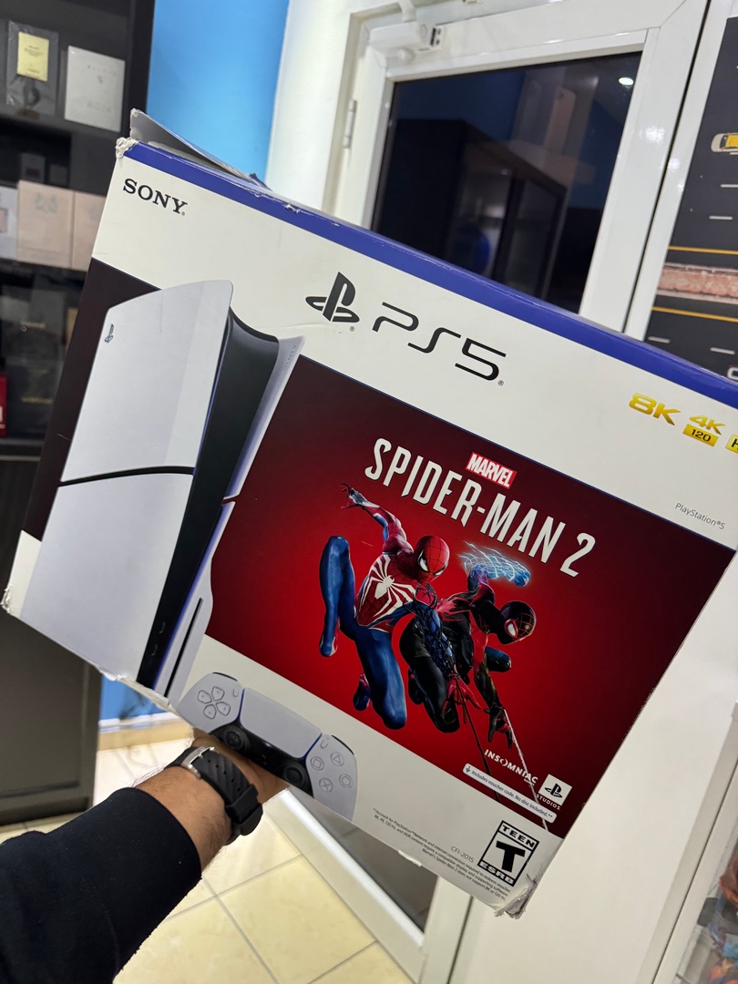 consolas y videojuegos - Consola PlayStation 5 SLIM Spider Man 2 Nuevo Sellado Version Disco,$ 36,500 NEG