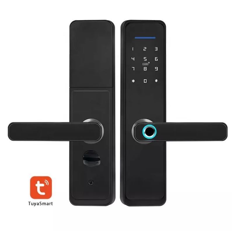 accesorios para electronica - Cerradura smart para puerta con apertura de huella codigo app bluetooth, wifi X3