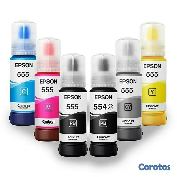 impresoras y scanners - BOTELLA DE TINTA EPSON ORIGINALES  PARA IMPRESORA L8180,555,554 2