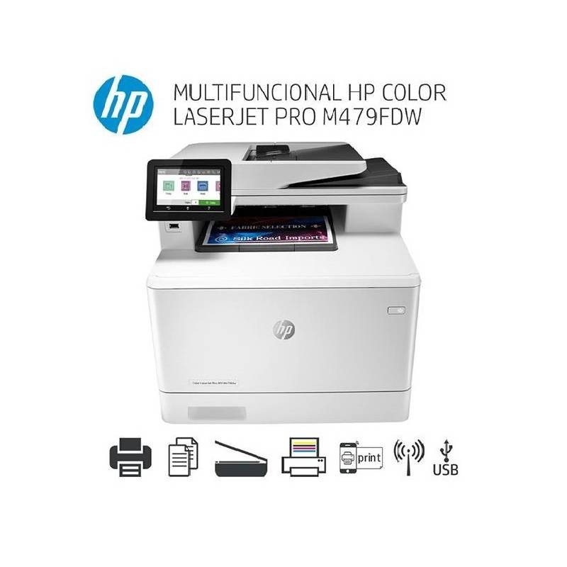 impresoras y scanners - Impresora multifunción HP Color LaserJet Pro M479fdw (W1A80A)