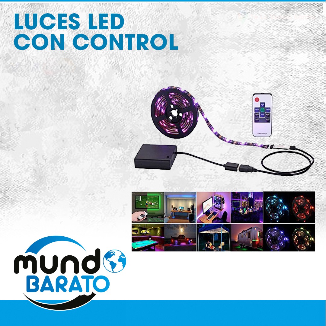 accesorios para electronica - Tira Led Luz led para decoración ultrabrillante flexible colorida tiktok