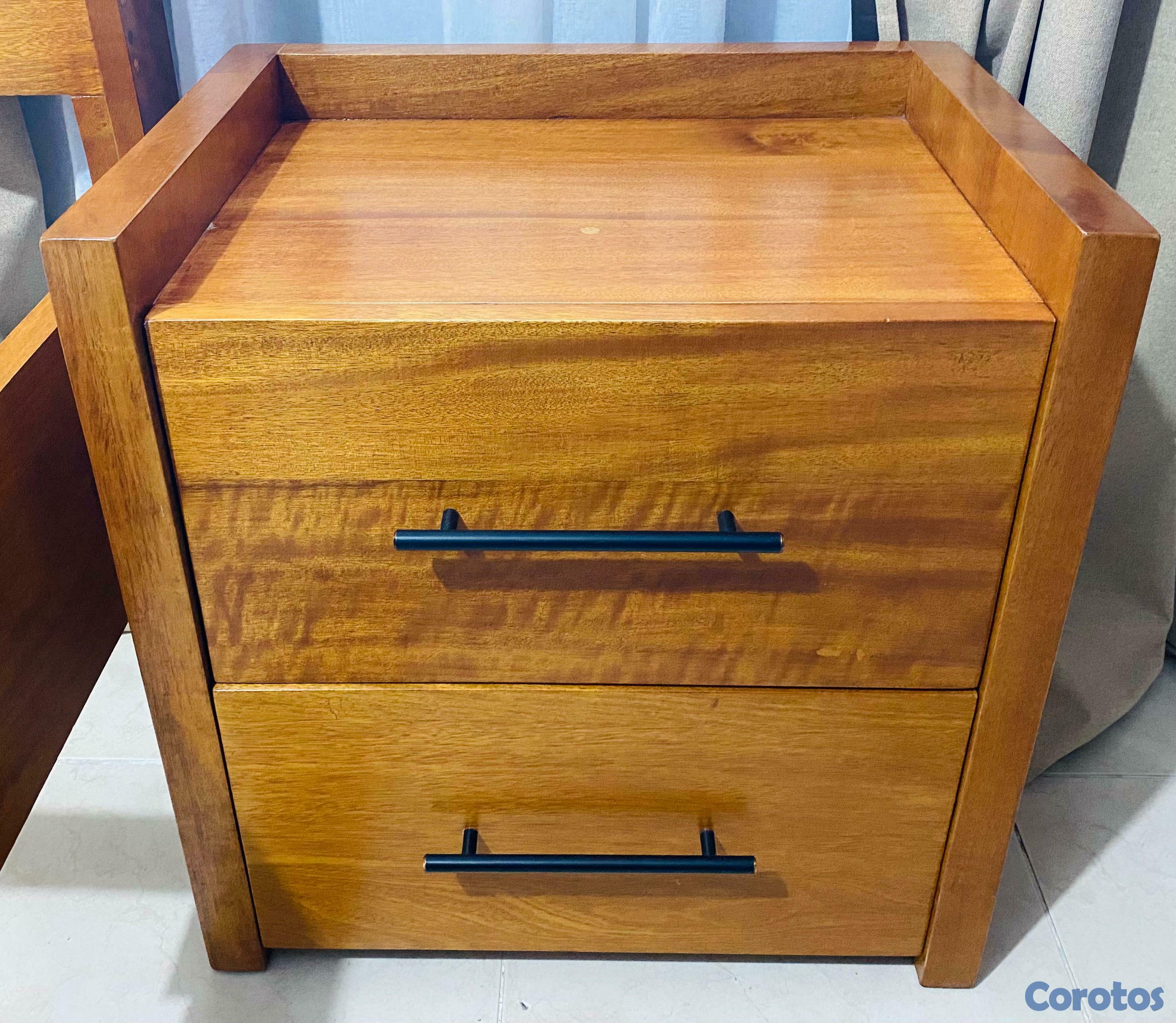 muebles y colchones - Base de Cama con mesitas de noche 1