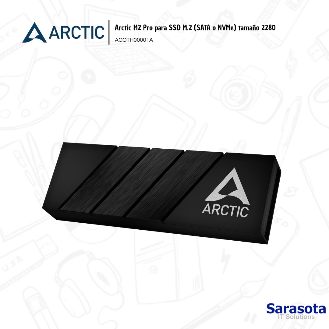accesorios para electronica - Arctic M2 Pro Negro Disipador Térmico ACOTH00001A 2