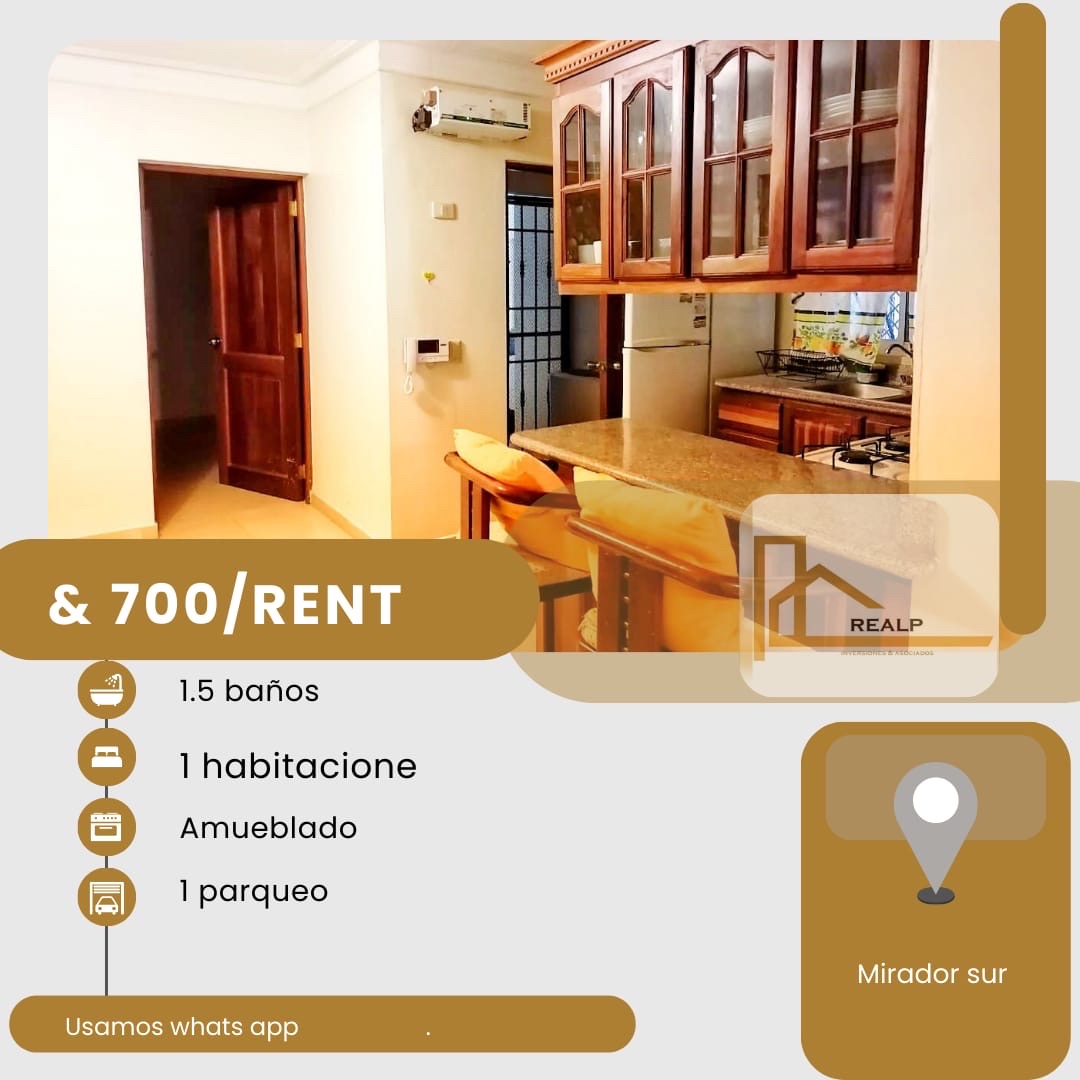 apartamentos - hermosos apartamentos en zona céntrica en el mirador sur  0