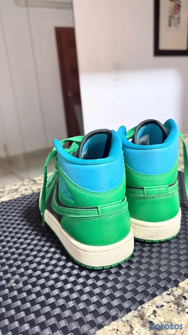 zapatos para hombre - Jordan verde/azul 2