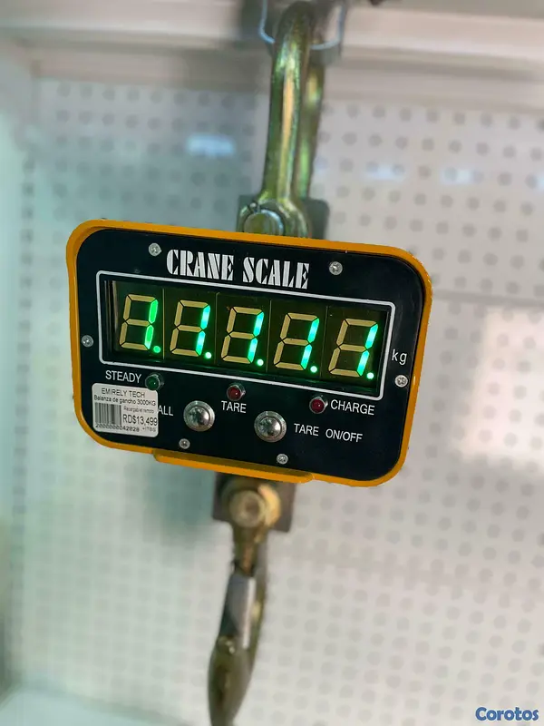 equipos profesionales - Balanza Digital Escala 3000Kg Peso gancho colgante 5