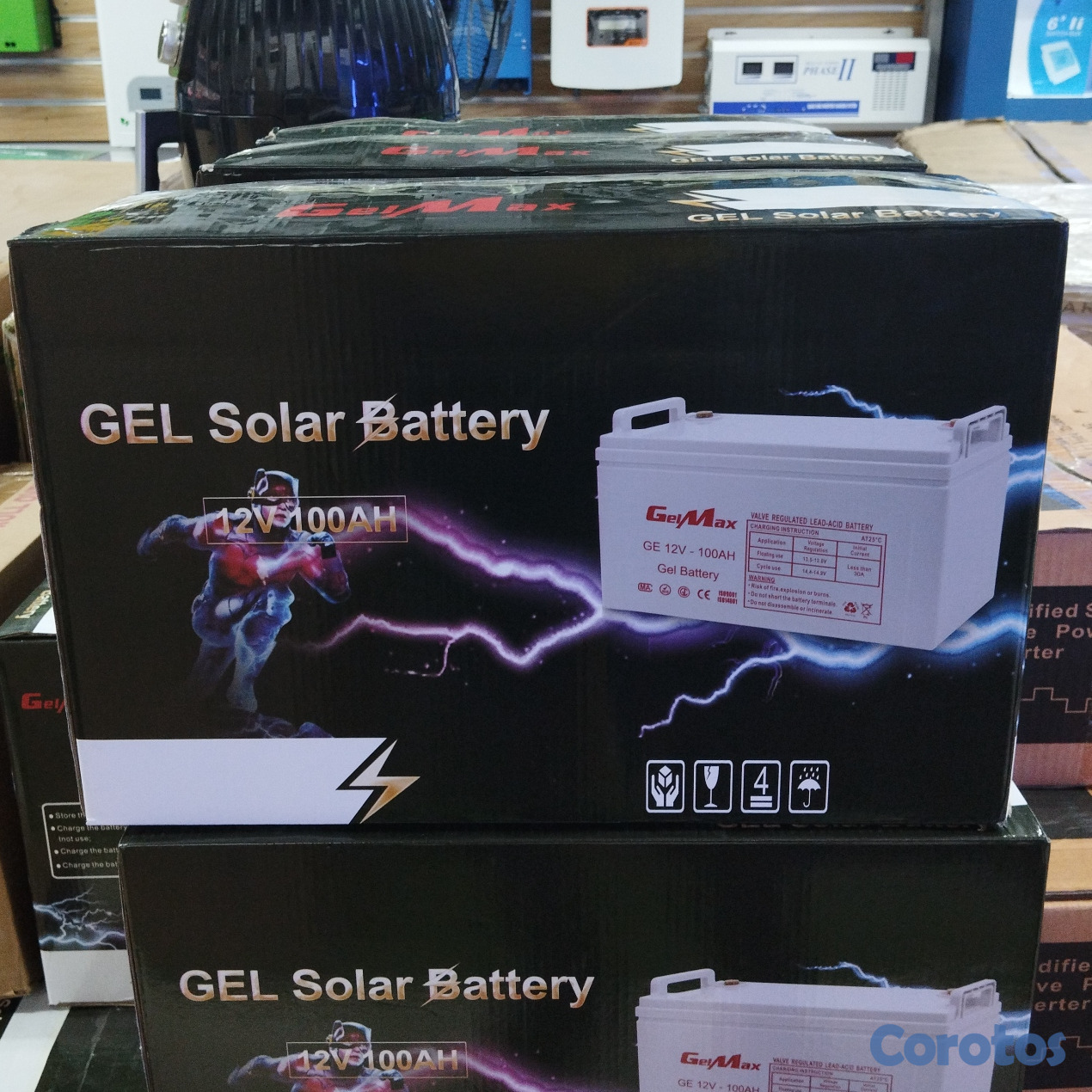 otros electronicos - Batería de gelatina 100 ah