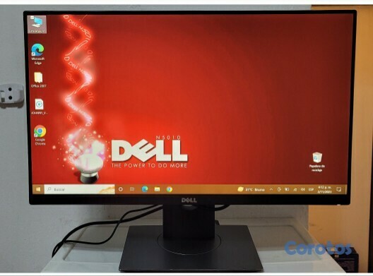computadoras y laptops - Monitor Dell ips 24 Pulg sin Bordes hdmi pantalla Giratoria 2