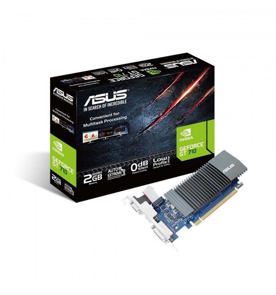 accesorios para electronica - Tarjeta de video Asus GeForce GT 710 2GB GDDR5
