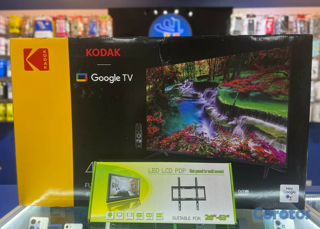 tv - SMART TV KODAK DE 43 PULGADAS GOOGLE TV CONTROL POR VOZ 2025 NUEVAS
